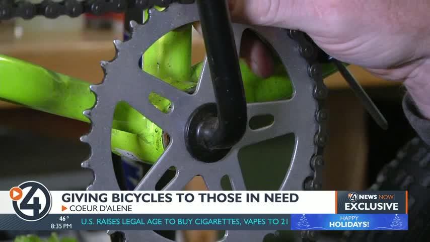 Coeur d’Alene non-profit fixes up donated bikes for those who can’t afford them