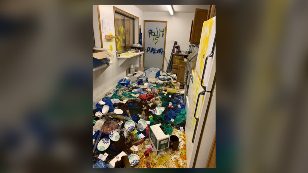 Vandals ransack small Montana town’s baseball field concession stand
