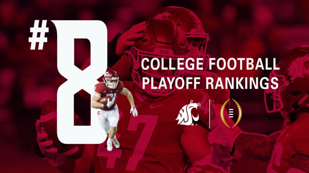 Cougars hold steady at No. 8 in fourth release of College Football Playoff rankings