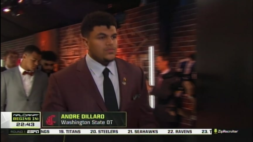 WSU’s Andre Dillard picked No. 22 overall by the Philadelphia Eagles in the NFL draft