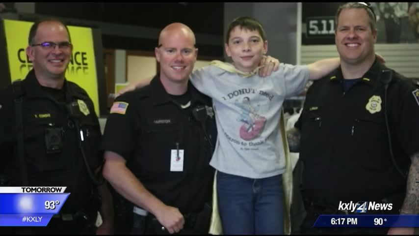 “Donut Boy” delivers sweets to Spokane law enforcement