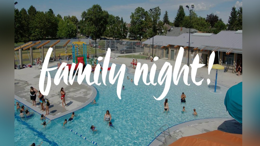 Family night at A.M. Cannon Aquatic Center