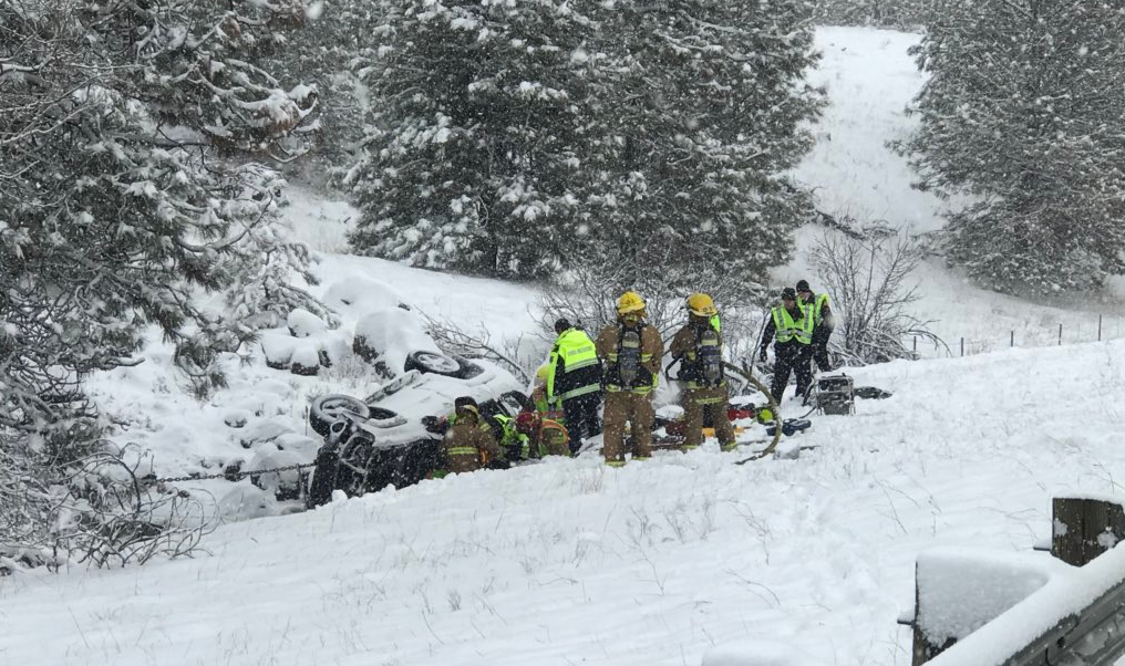 Driver dead in rollover accident on I-90, near Cheney-Tyler exit