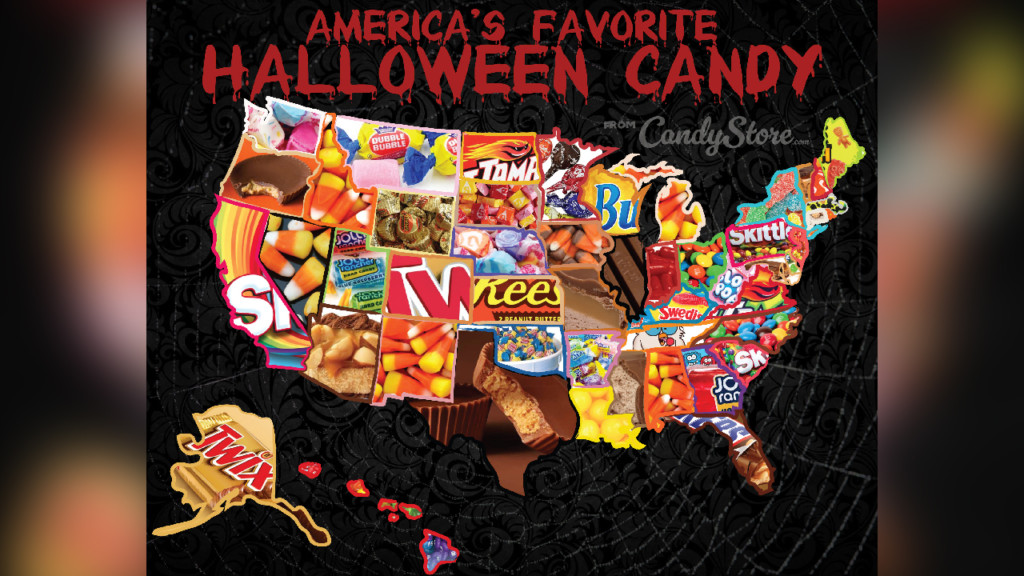 Here is each state’s favorite Halloween candy this year