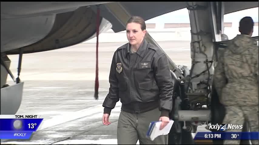 All-female crew takes flight from Fairchild AFB on International Women’s Day
