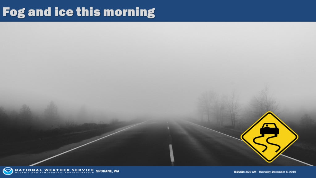 A foggy December morning around Inland Northwest