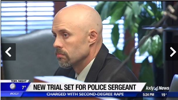 Jury selected following mistrial of former police sergeant