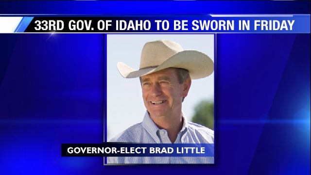 Idaho Governor-elect to be sworn in Friday