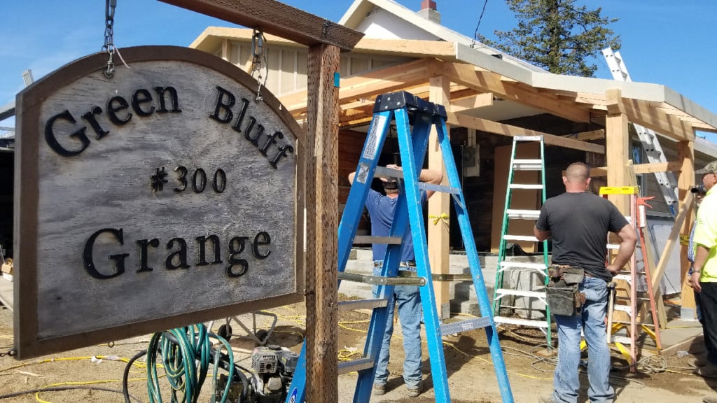 Extreme Team Project Update: The Green Bluff Grange