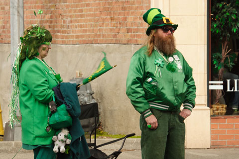 St. Patrick’s day parade in Spokane