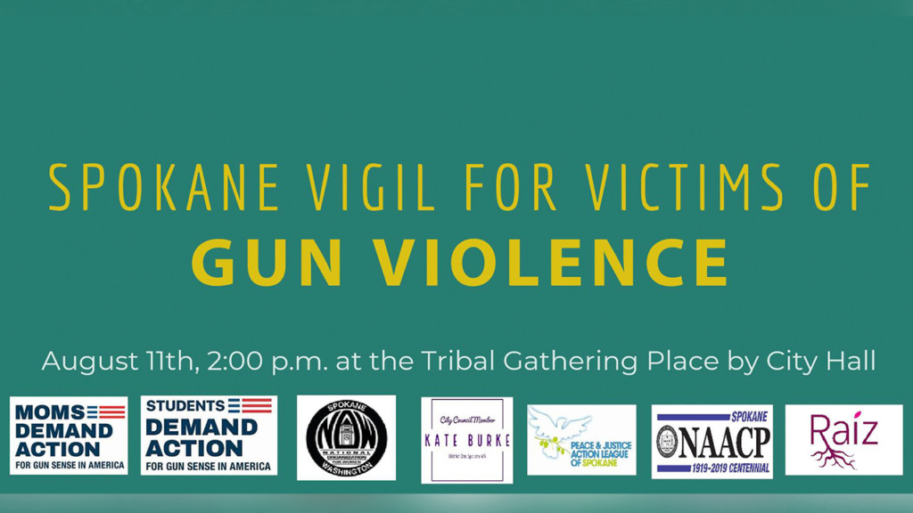 Spokane vigil set to take place for victims of gun violence