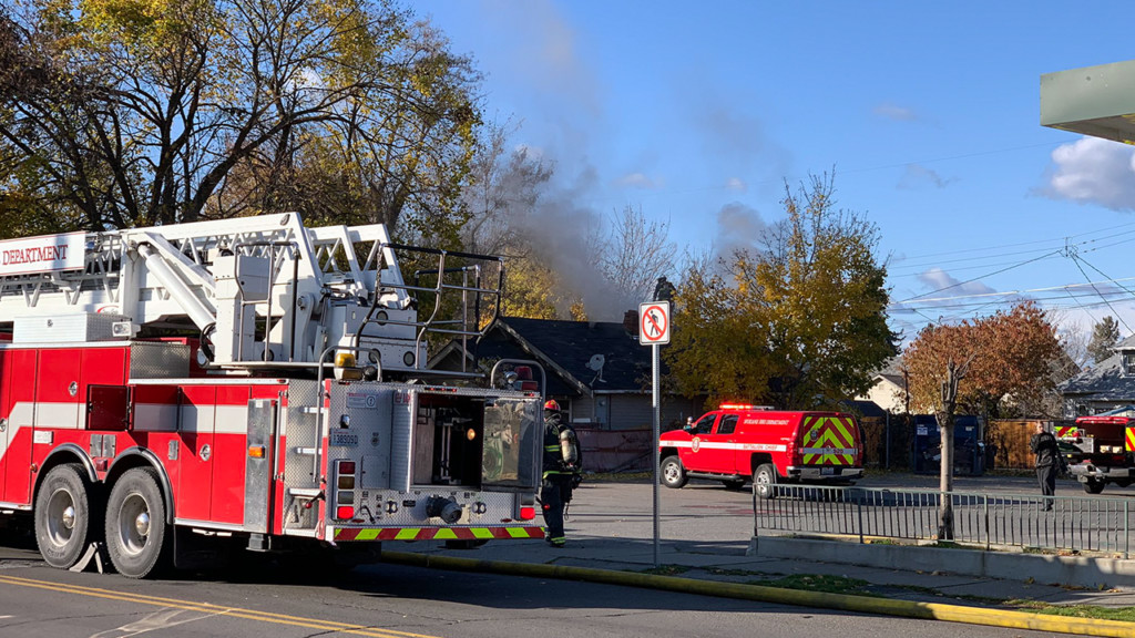 Fire crews respond to house fire on Boone Ave Saturday