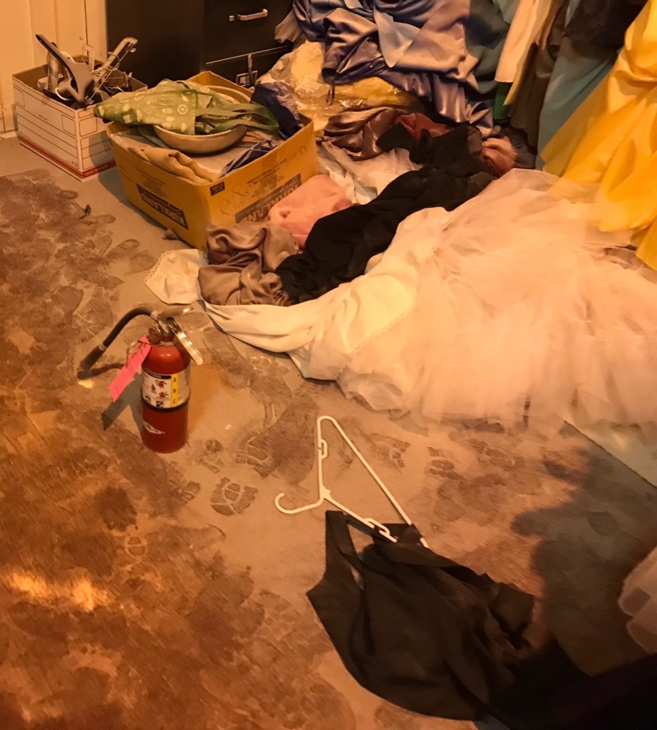 Fire extinguisher used to damage hundreds of donated dresses during break-in at teen clinic