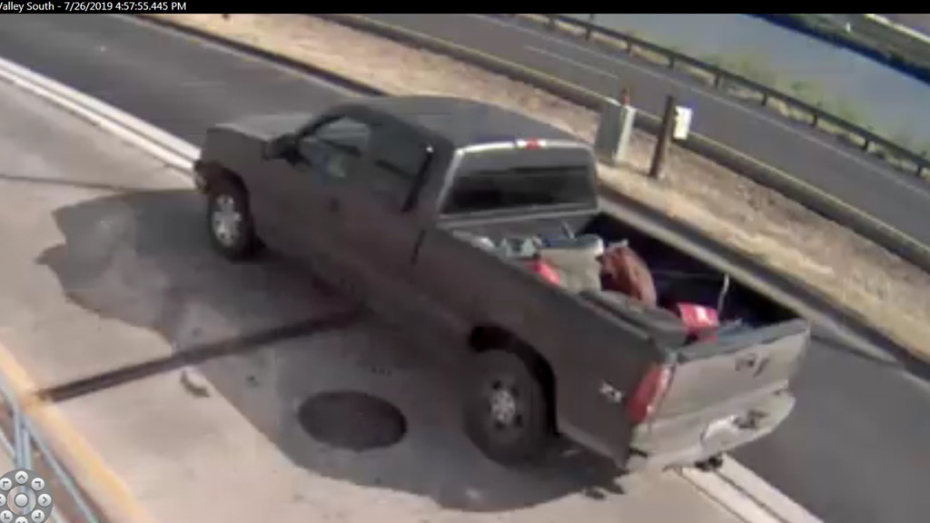 ISP looking for truck that escaped car chase on Friday