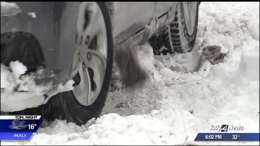 It could be several days before plows reach some side streets