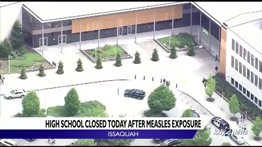Western Washington high school closed Thursday after staff member contracts measles