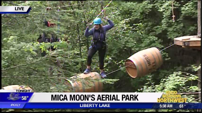Mica Moon adds “Aerial Park” to its attractions, puts visitors up in the trees