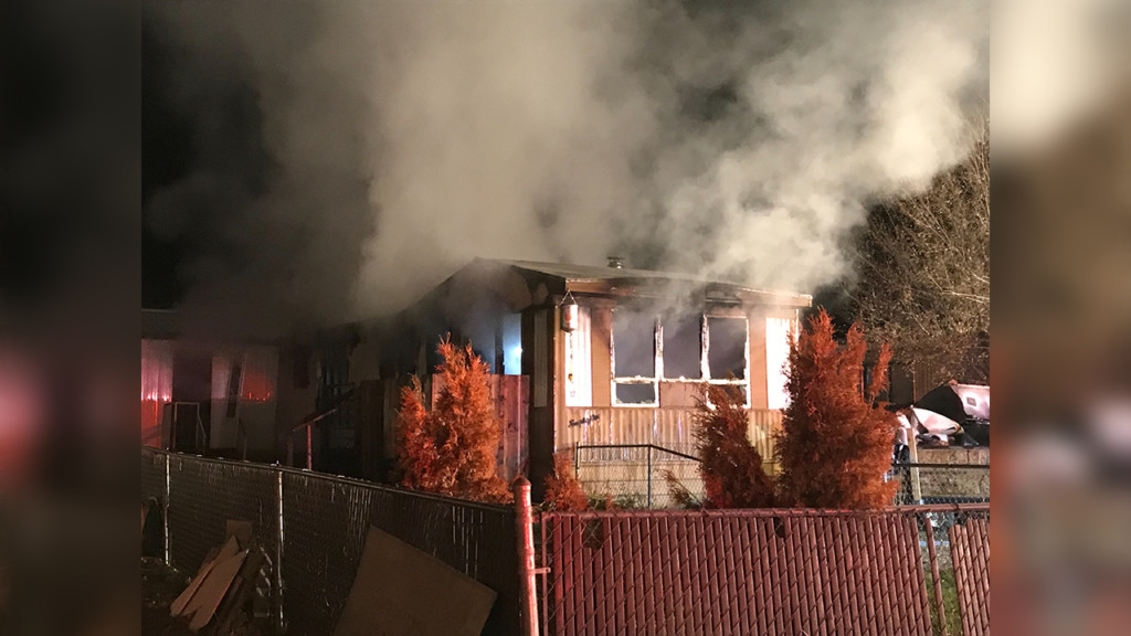 Crews investigating Airway Heights mobile home fire