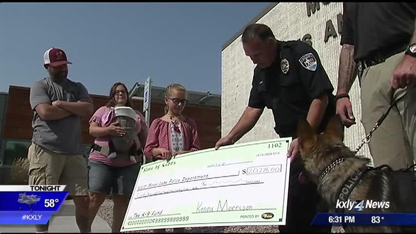 Moses Lake girl’s fundraiser nets $20k for new police K9