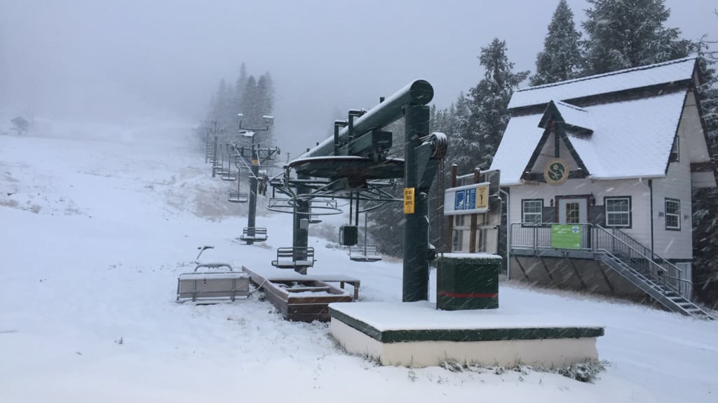 Mount Spokane could open early this year if the autumn snowfall continues