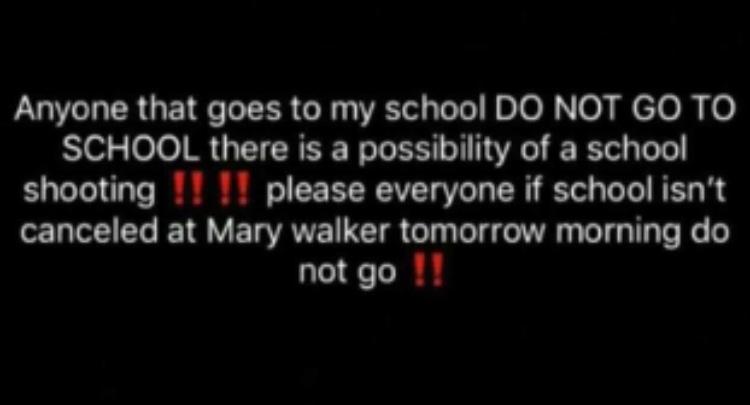 Mary Walker School District cancels Thursday classes “in the interest of safety”
