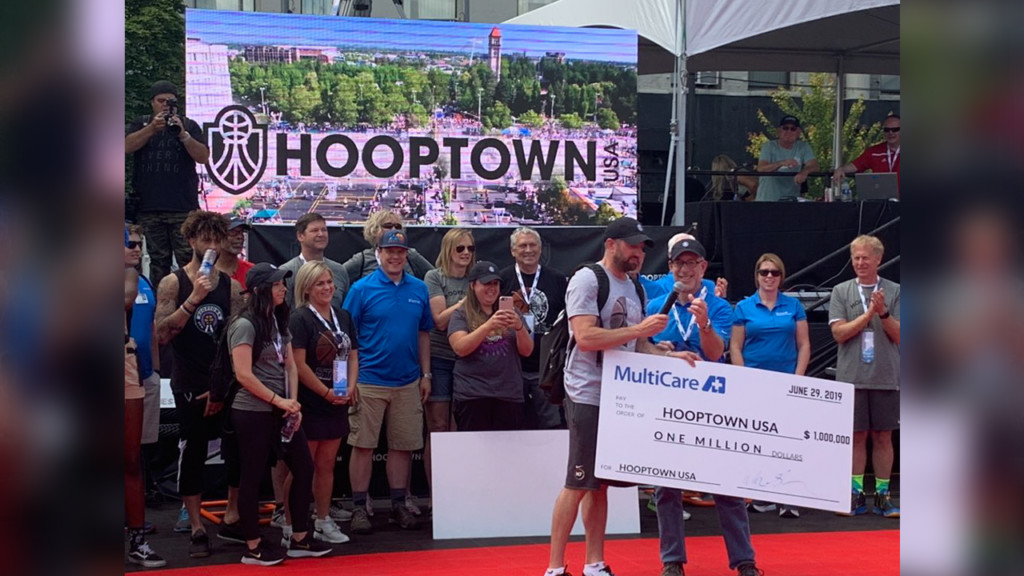 MultiCare INW donates $1M to Hooptown USA for new basketball court