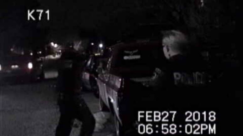 Cd’A Police release body cam footage of officer shot by wanted felon