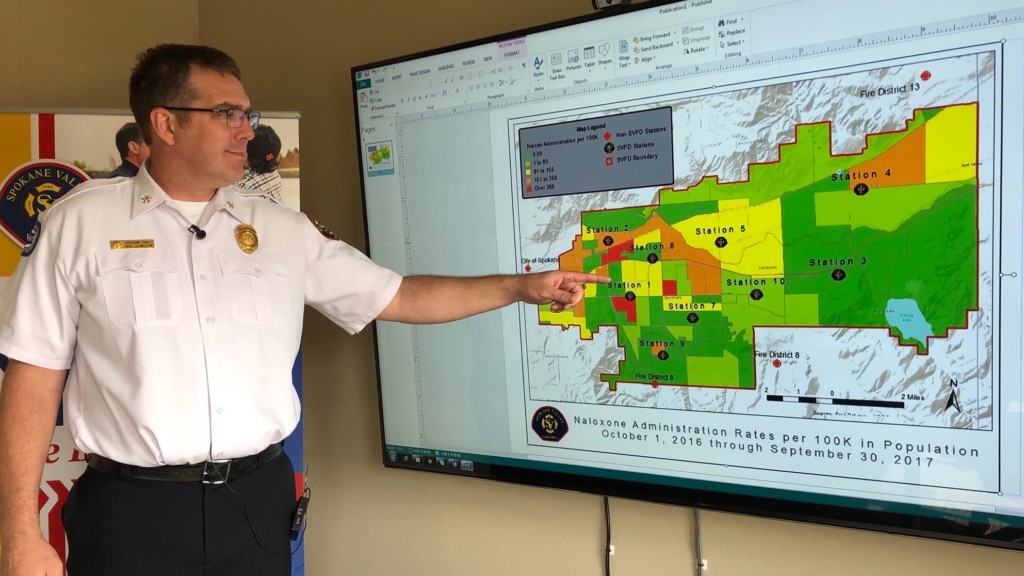 Spokane Valley Fire uses new mapping system to track opioid hot spots