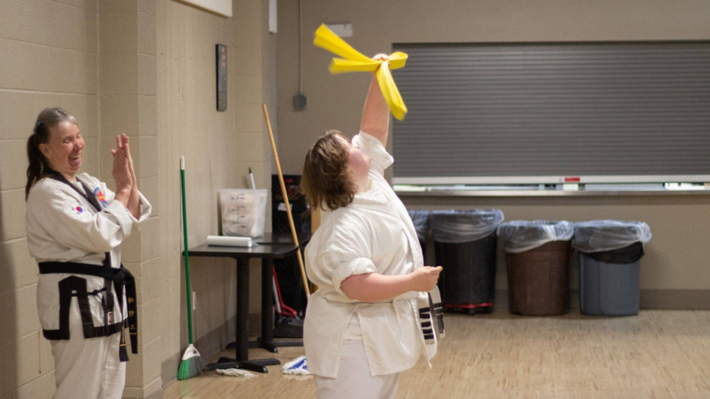 Overcoming obstacles: Spokane woman finally earns yellow belt in taekwondo