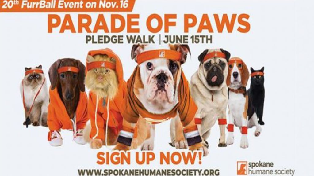 #happylife: Kick-off the summer season at the Spokane Humane Society’s annual Parade of Paws walk!
