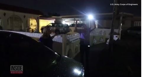 Man gets chills from power returning to Puerto Rico neighborhood