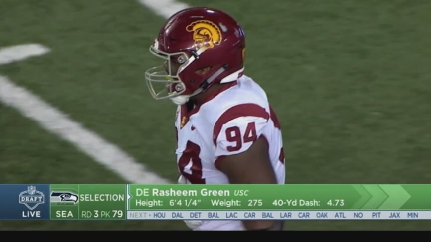 Seeing Green: Seahawks get DL help drafting Rasheem Green