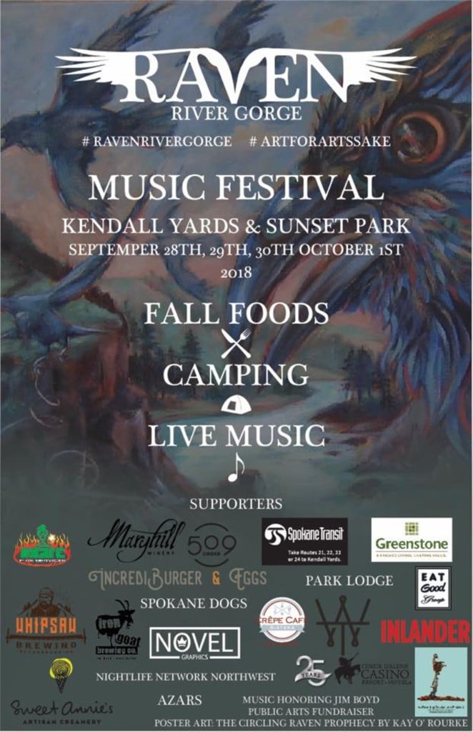 Festival and campout coming to Spokane River gorge and Kendall Yards
