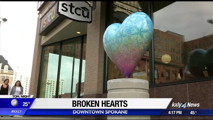 Vandalism on RMHC’s downtown heart art causes thousands of dollars in damages
