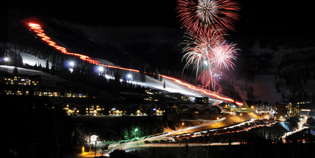 Torchlight parade and firework show at Schweitzer on Saturday