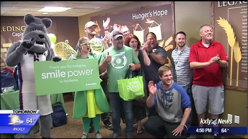 Second Harvest volunteer who used to be homeless honored as ‘Smile Maker’