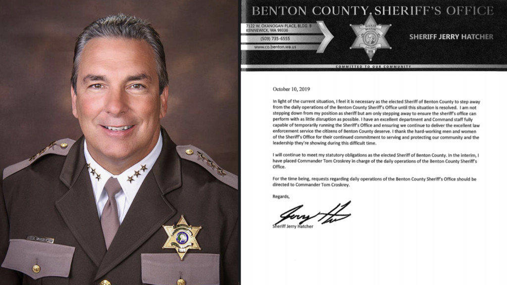 Benton County sheriff stepping away from daily operations following domestic violence allegations