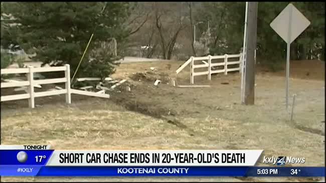Short car chase ends in crash, killing CDA man