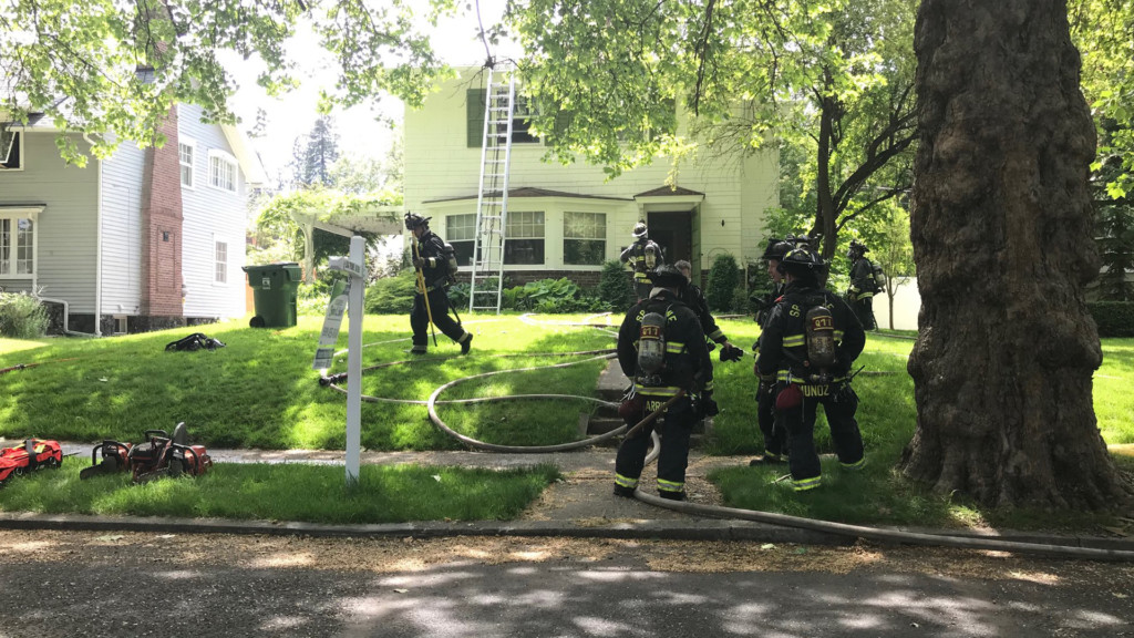 Firefighters respond to house fire on South Hill