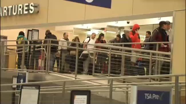 Spokane International Airport busy with holiday travelers
