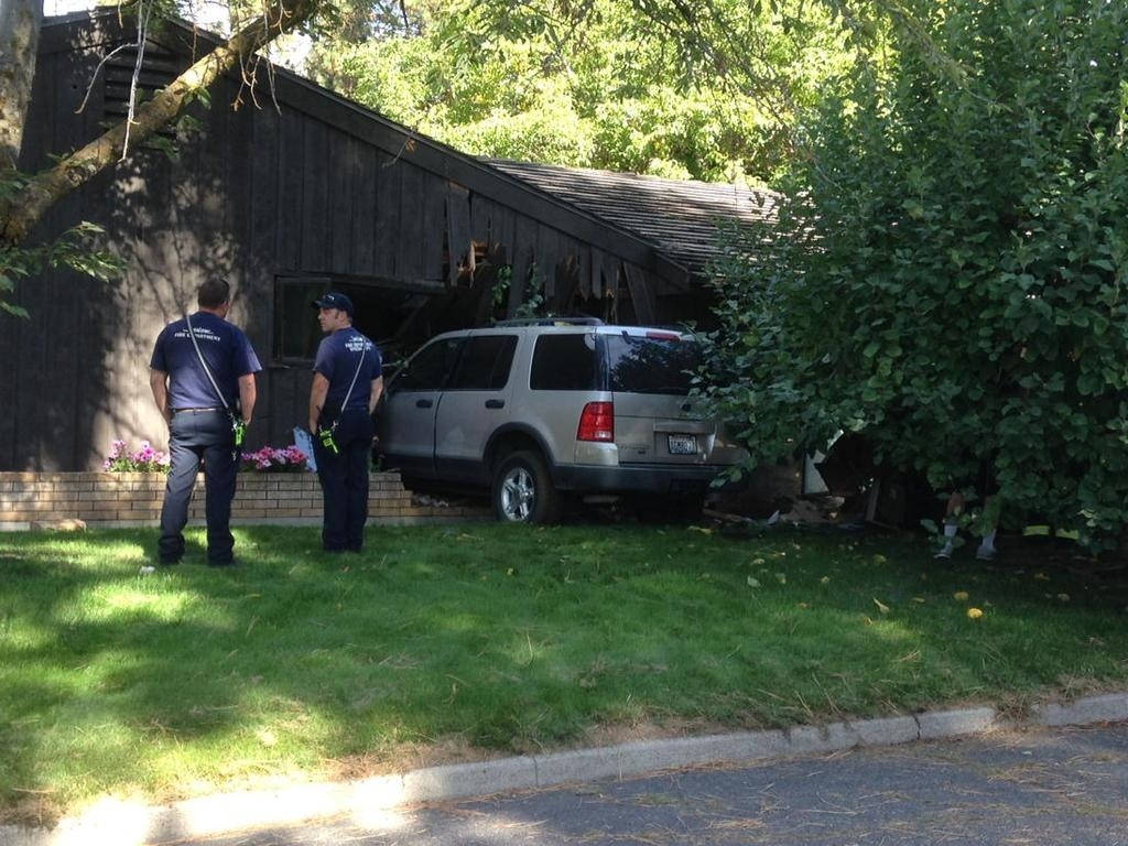 SUV plows into South Hill home