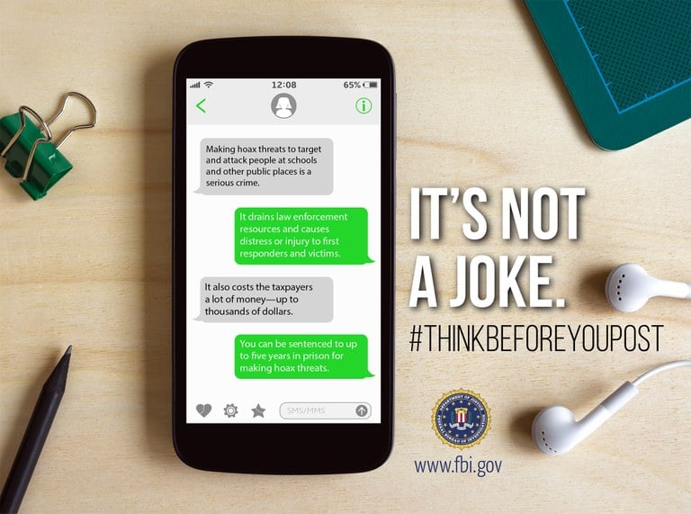 FBI launches campaign to educate the public to #ThinkBeforeYouPost