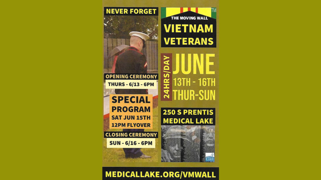 Vietnam Veterans Memorial replica on display in Medical Lake