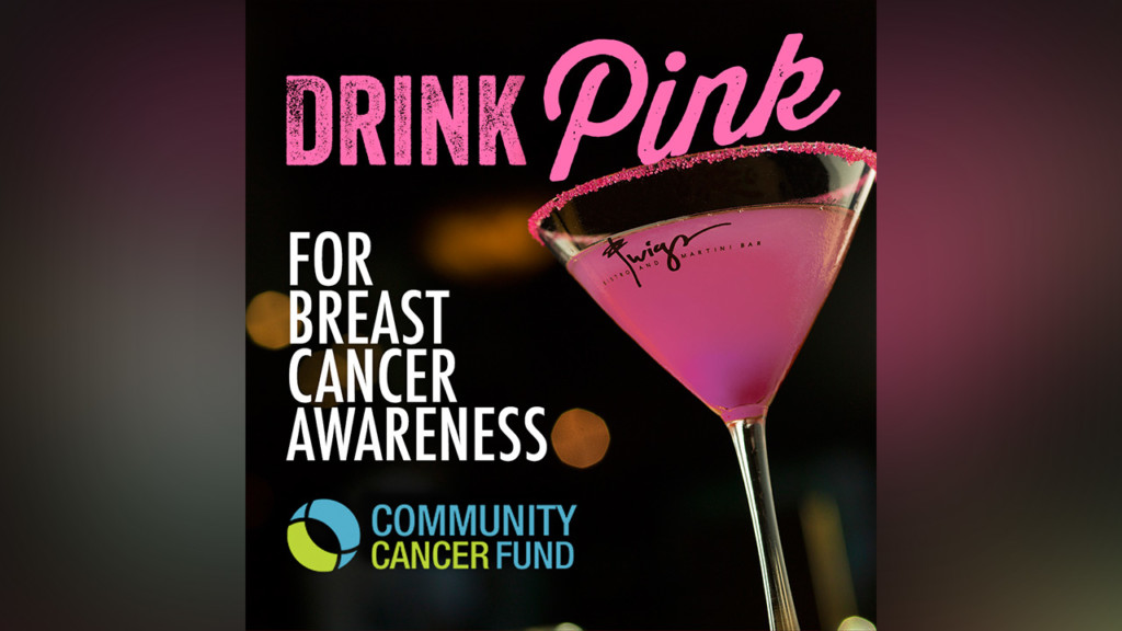 Drink Pink event at Twigs Bistro & Martini Bar