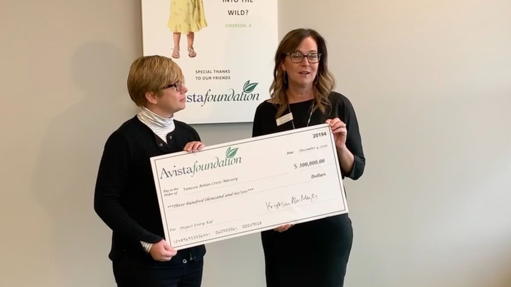 Avista Foundation gifts $300,000 to Vanessa Behan’s ‘Project Every Kid’