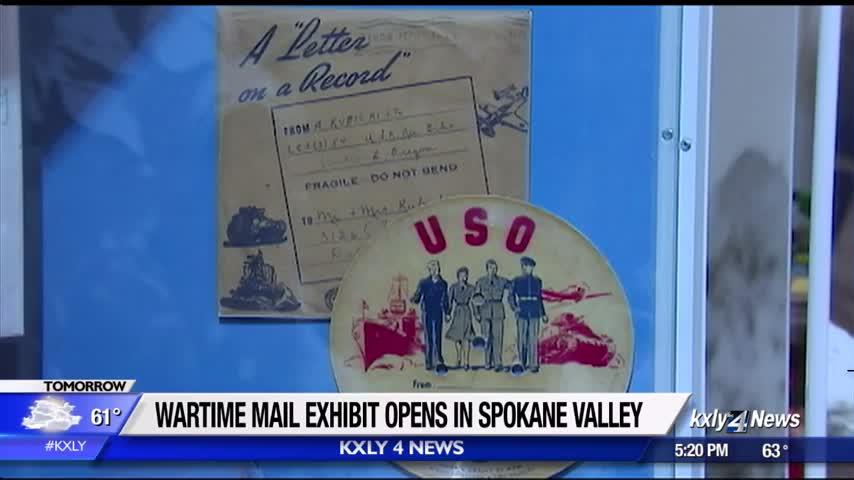 Wartime mail exhibit opens in Spokane Valley