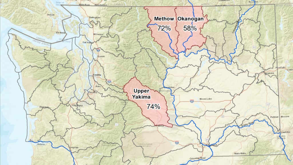 Gov. Jay Inslee declares drought emergency in North Central Washington