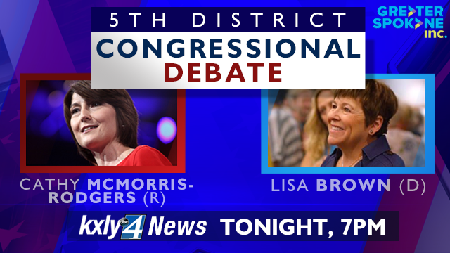 GSI, KXLY4 host 5th district congressional debate tonight