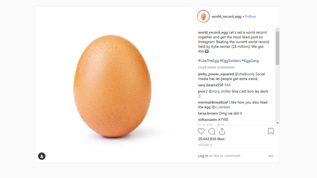 Photo of egg lights up social media