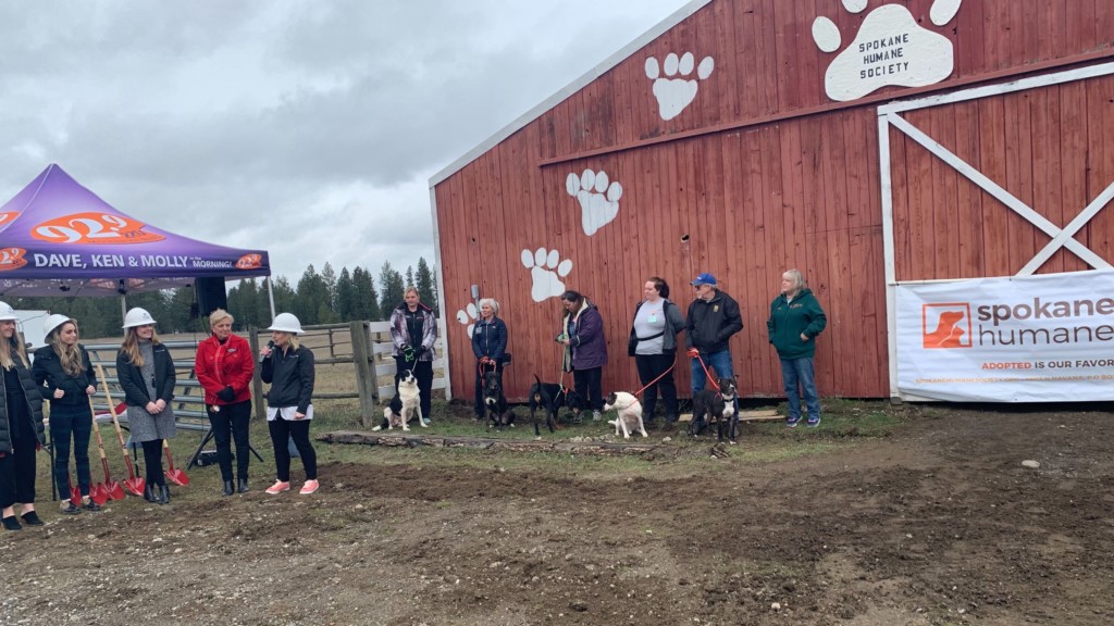 The Extreme Team breaks ground on the Spokane Humane Society's new barn